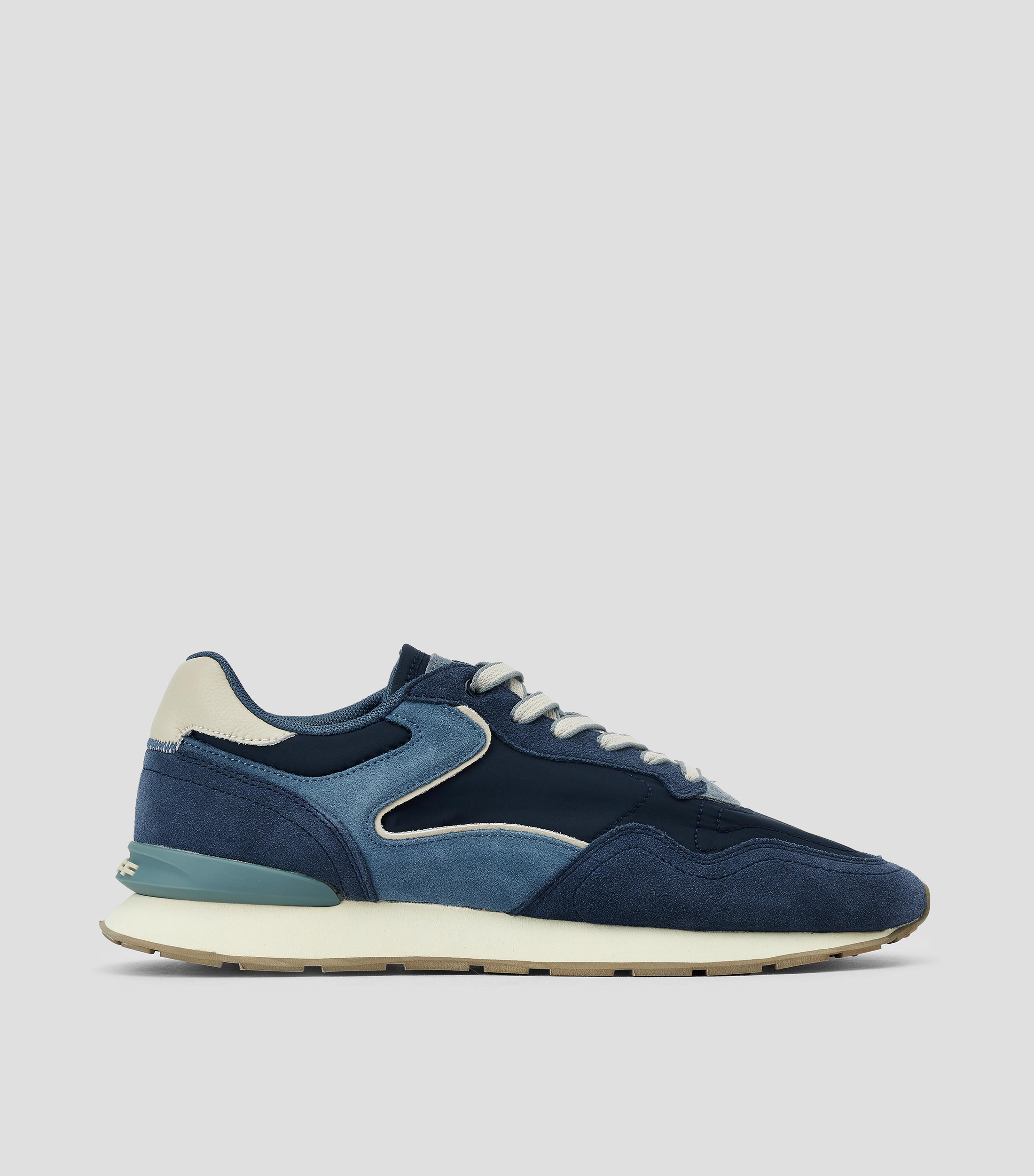 Tenis casuales City en piel y textil Hombre